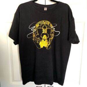 Black Golden State Warriors 2/10 SGA Black History Month T Shirt Size XL